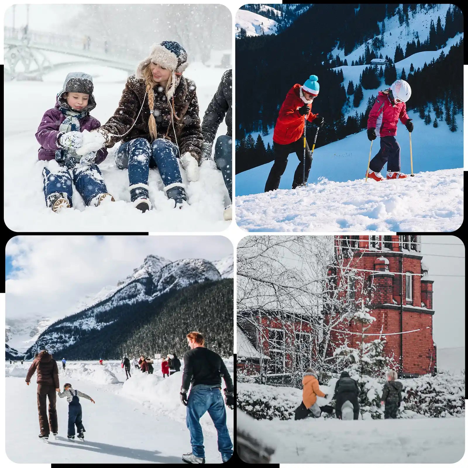 Kids wool blend ski socks by Qunature Global, warm knee-high winter socks designed for cold weather and outdoor snow activities.