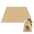 Lightweight waterproof picnic blanket by Qunature Global, portable foldable mat for camping and beach outings.