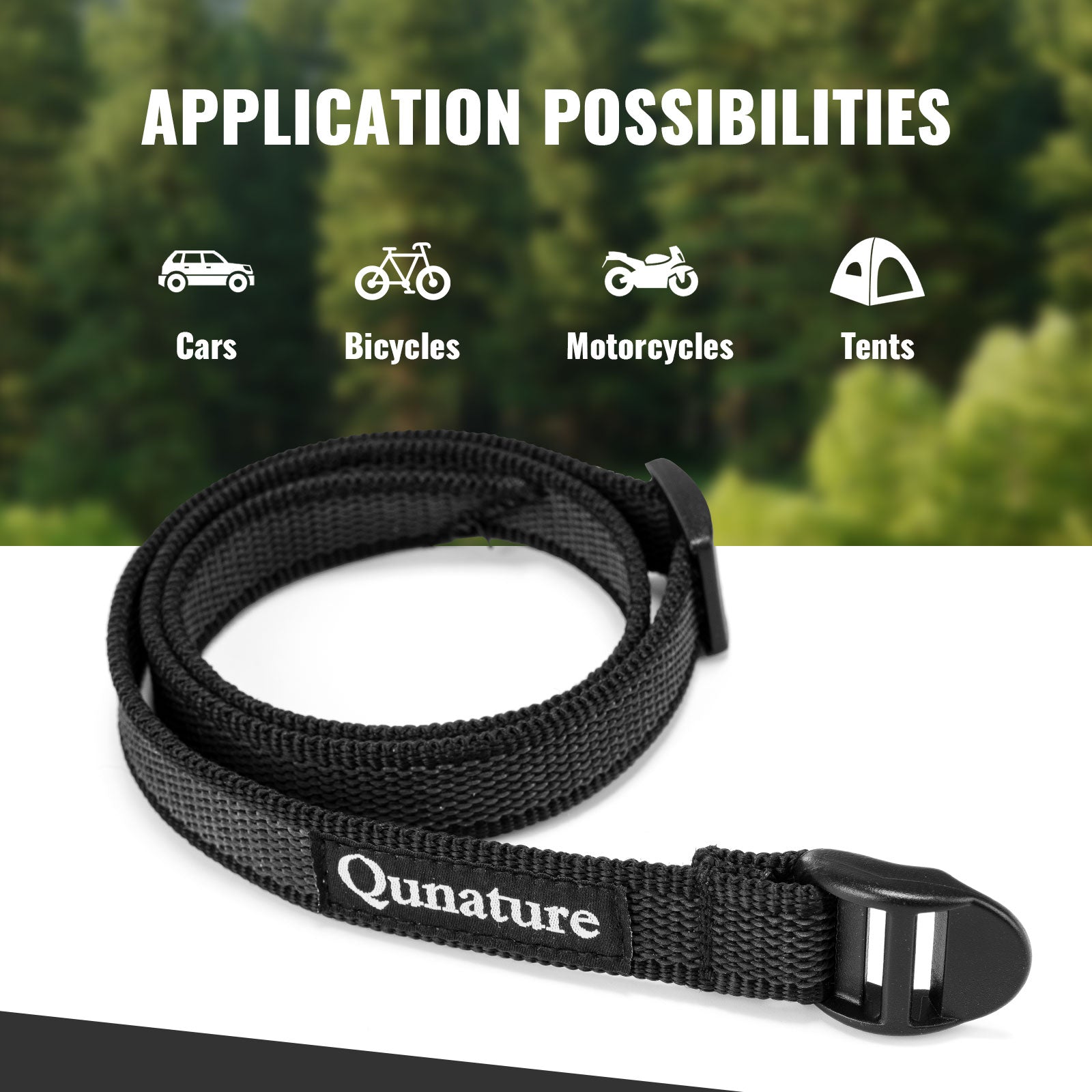 Durable Bicycle Cargo Straps – Wide Compatibility - OVERLANDERS Outfitter