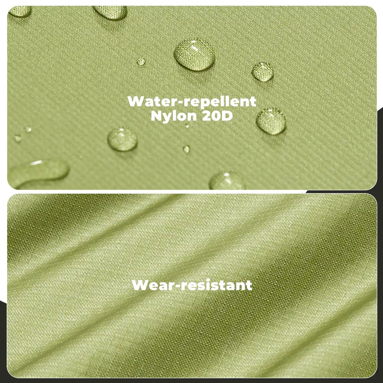 Qunature Global 650 Fill Power Down Mummy Sleeping Bag in waterproof design, ideal for 23°F camping adventures.
