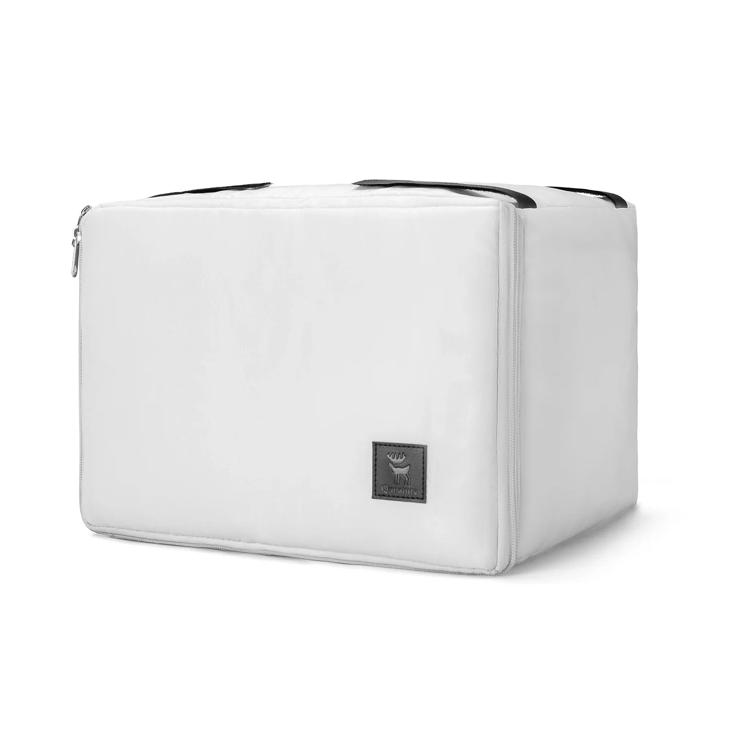 Qunature Global outdoor foldable insulated storage box in 16L, 35L, 42L, or 63L, showing its compact, insulated design for outdoor use.