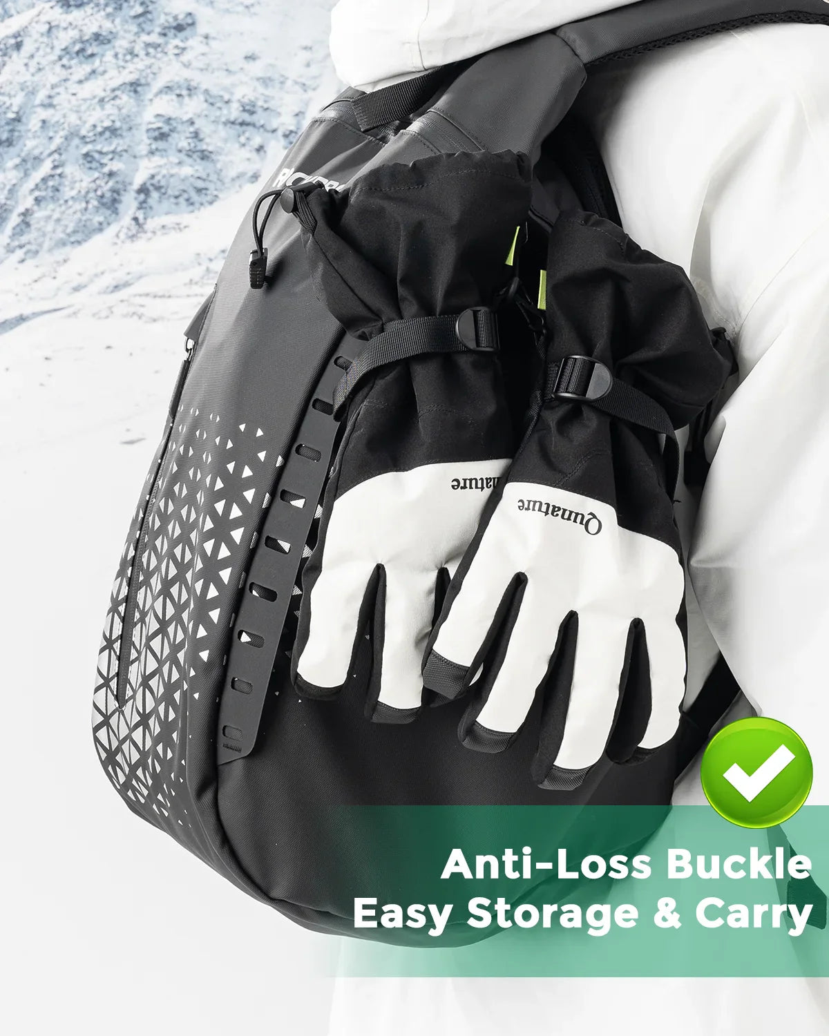 Outdoor Insulated Ski Gloves - Windproof Waterproof Touchscreen Compatible - We The Collective