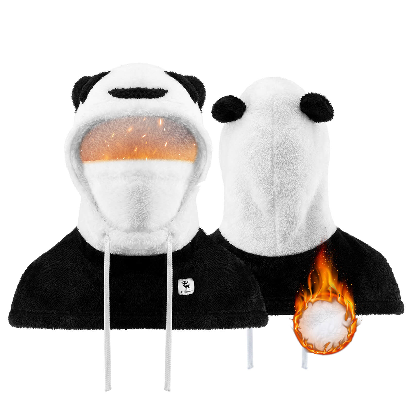 Qunature Panda Head Cover for Kids and Adults - OVERLANDERS Outfitter