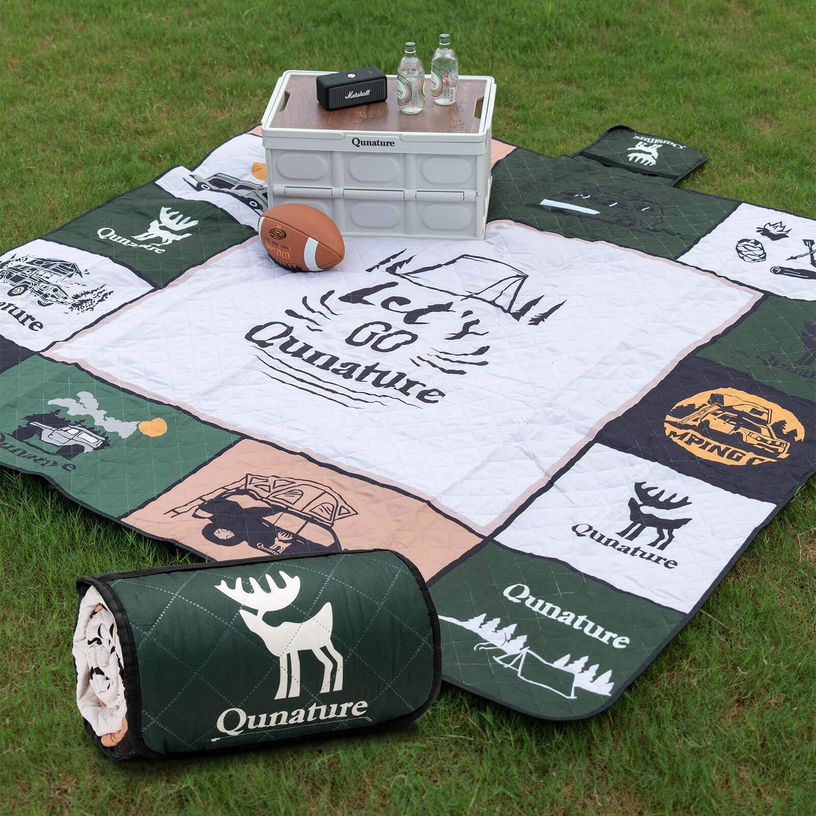 Qunature Picnic Blanket for 6-8 People - OVERLANDERS Outfitter