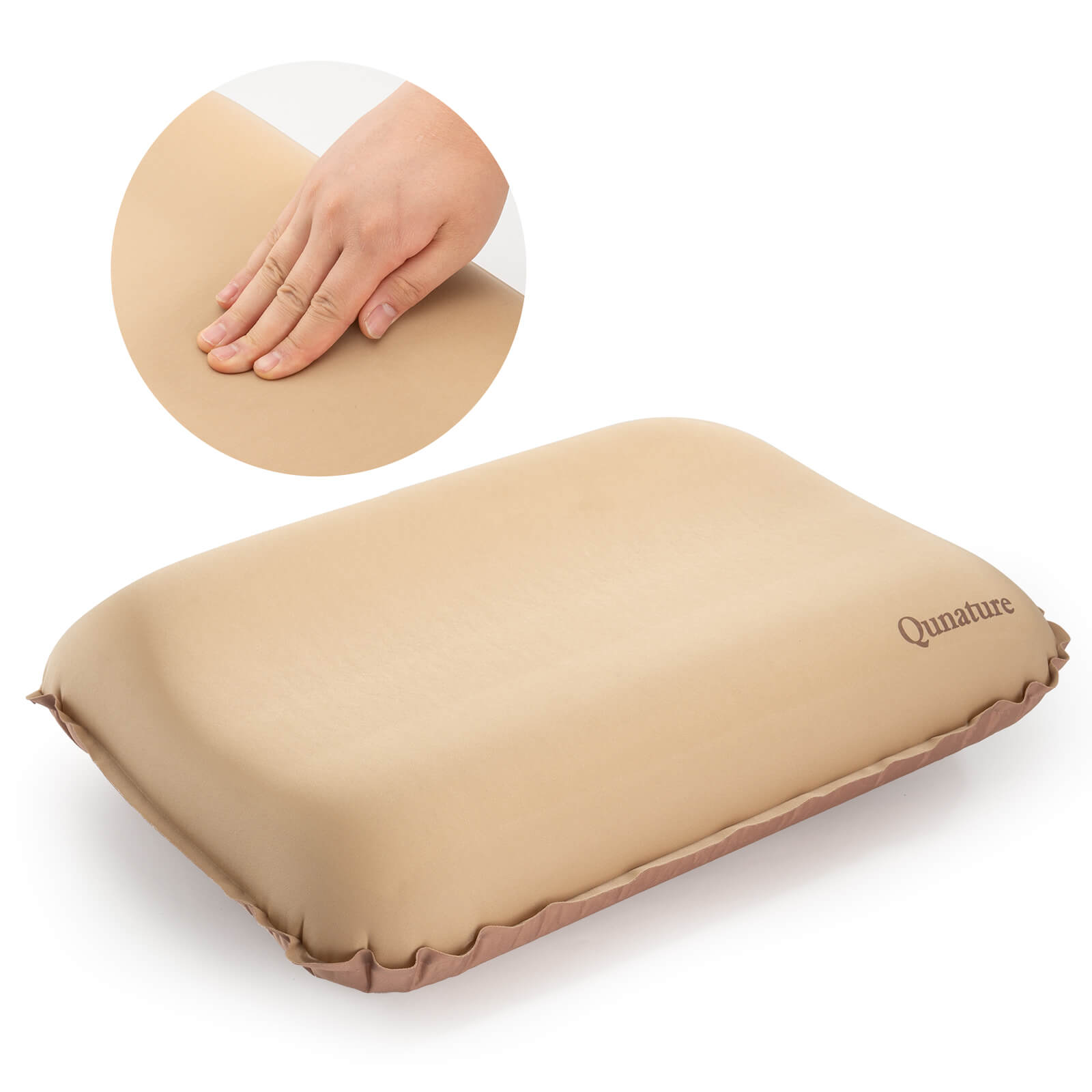 Qunature Self-Inflating Cheese Foam Camping Pillow - OVERLANDERS Outfitter