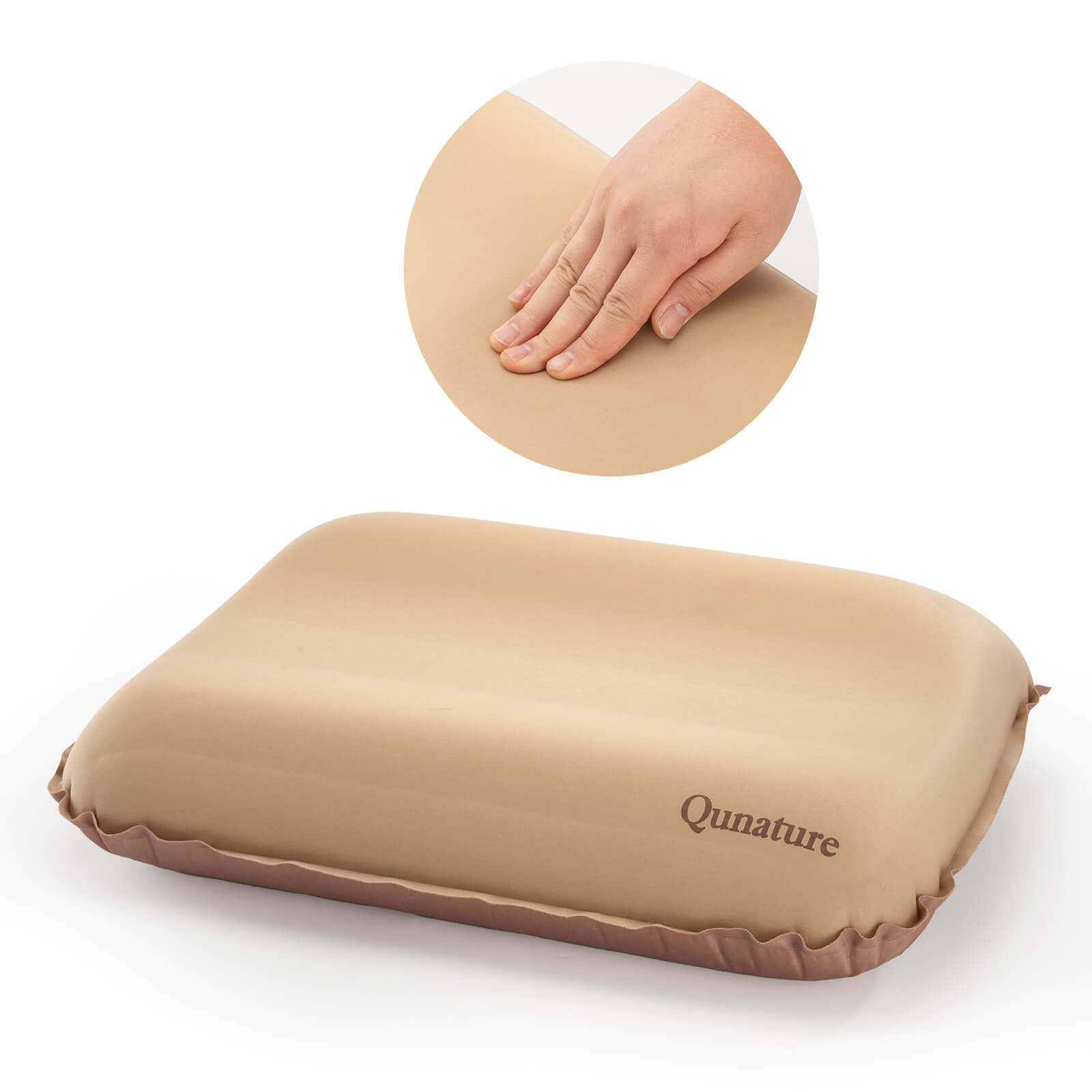 Qunature Self-Inflating Cheese Foam Camping Pillow - OVERLANDERS Outfitter