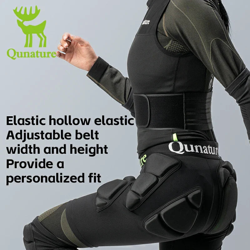 Qunature Global ski back vest with impact protection, EU-certified safety, and breathable design for winter sports safety and comfort.