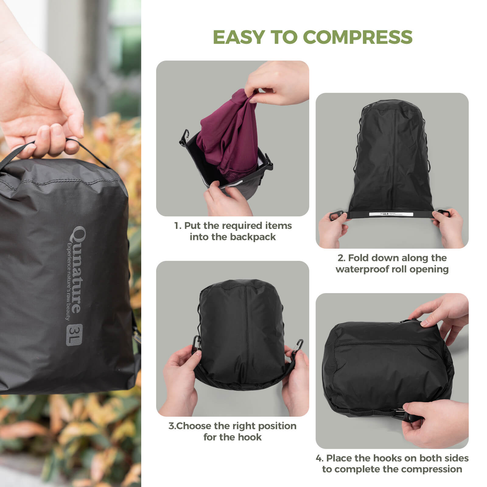 Lightweight Waterproof Compression Bag - OVERLANDERS Outfitter