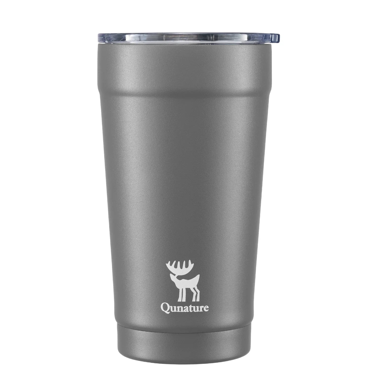 Qunature Global stainless steel coffee cup with eco-friendly design, 6-hour thermal performance for hot and cold drinks.