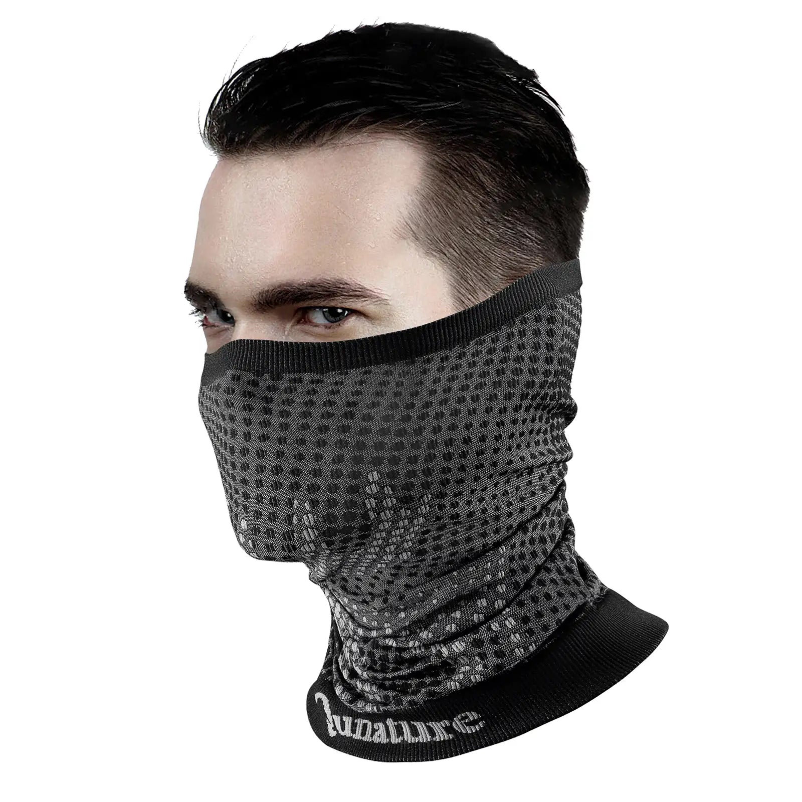 Reindeer series warm ski face mask by Qunature Global, skin-friendly and breathable head cover for winter skiing and outdoor activities.
