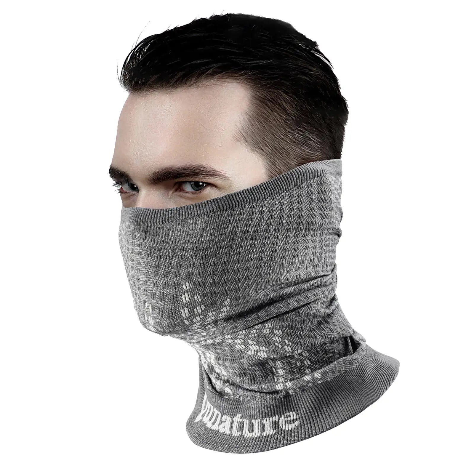 Skin-friendly Qunature Global Warm Ski Face Mask from the Reindeer Series, breathable head cover for winter outdoor activities.