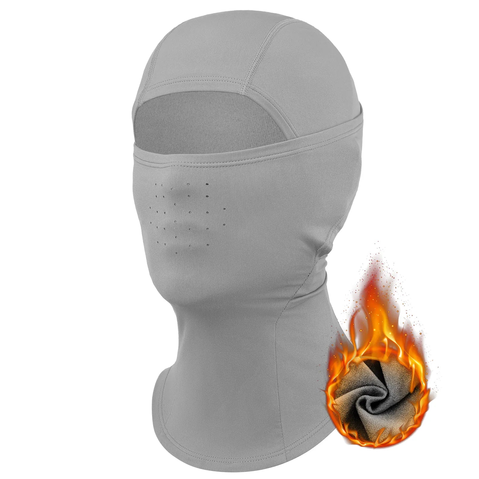 Qunature Global lycra ski headgear with thermal mask, designed for cold-weather sports, offers full head and face coverage.