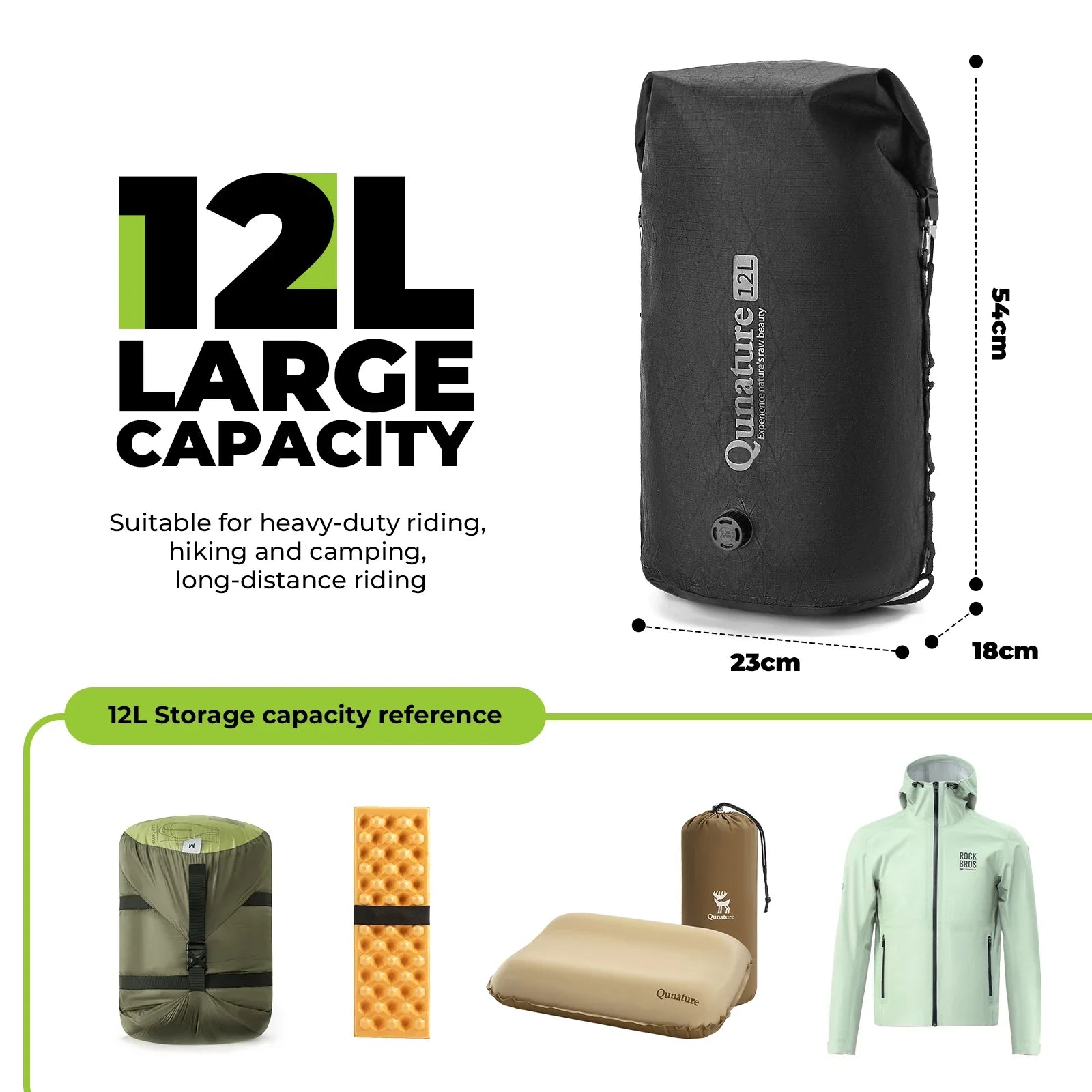 Waterproof Compression Bag for Bikepacking 6L/12L - We The Collective