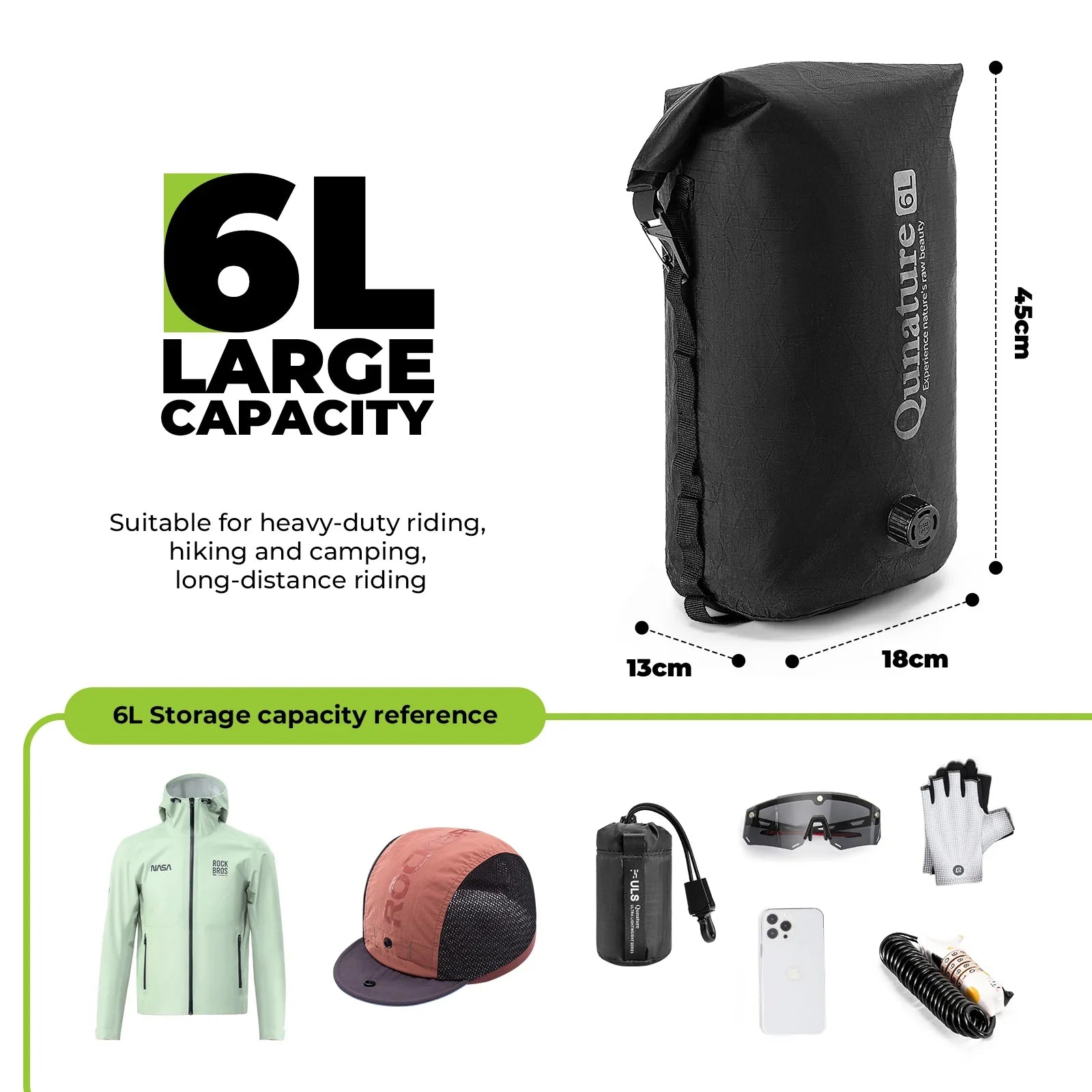 Waterproof Compression Bag for Bikepacking 6L/12L - We The Collective