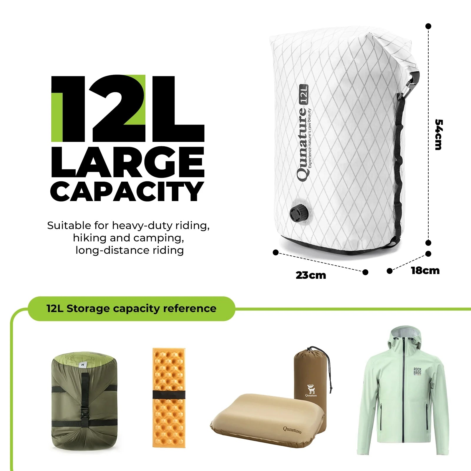 Waterproof Compression Bag for Bikepacking 6L/12L - We The Collective