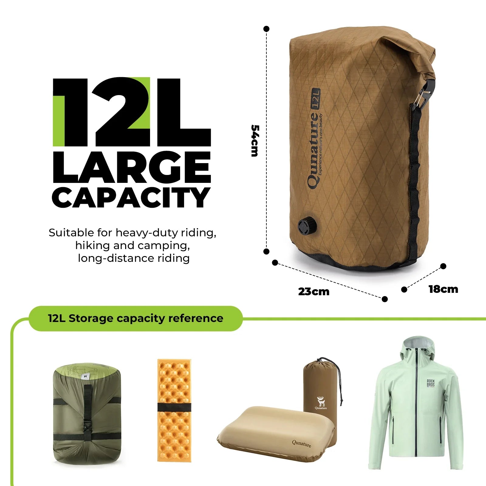 Waterproof Compression Bag for Bikepacking 6L/12L - We The Collective