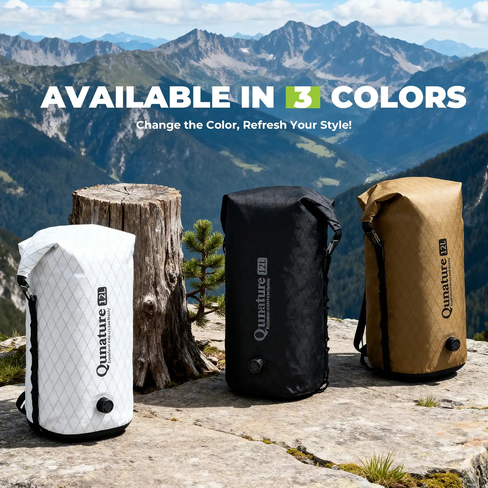 Waterproof Compression Bag for Bikepacking 6L/12L - We The Collective