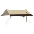 Qunature Global waterproof canopy with UPF50+ sun shelter, ideal for camping and outdoor protection from sun and rain.