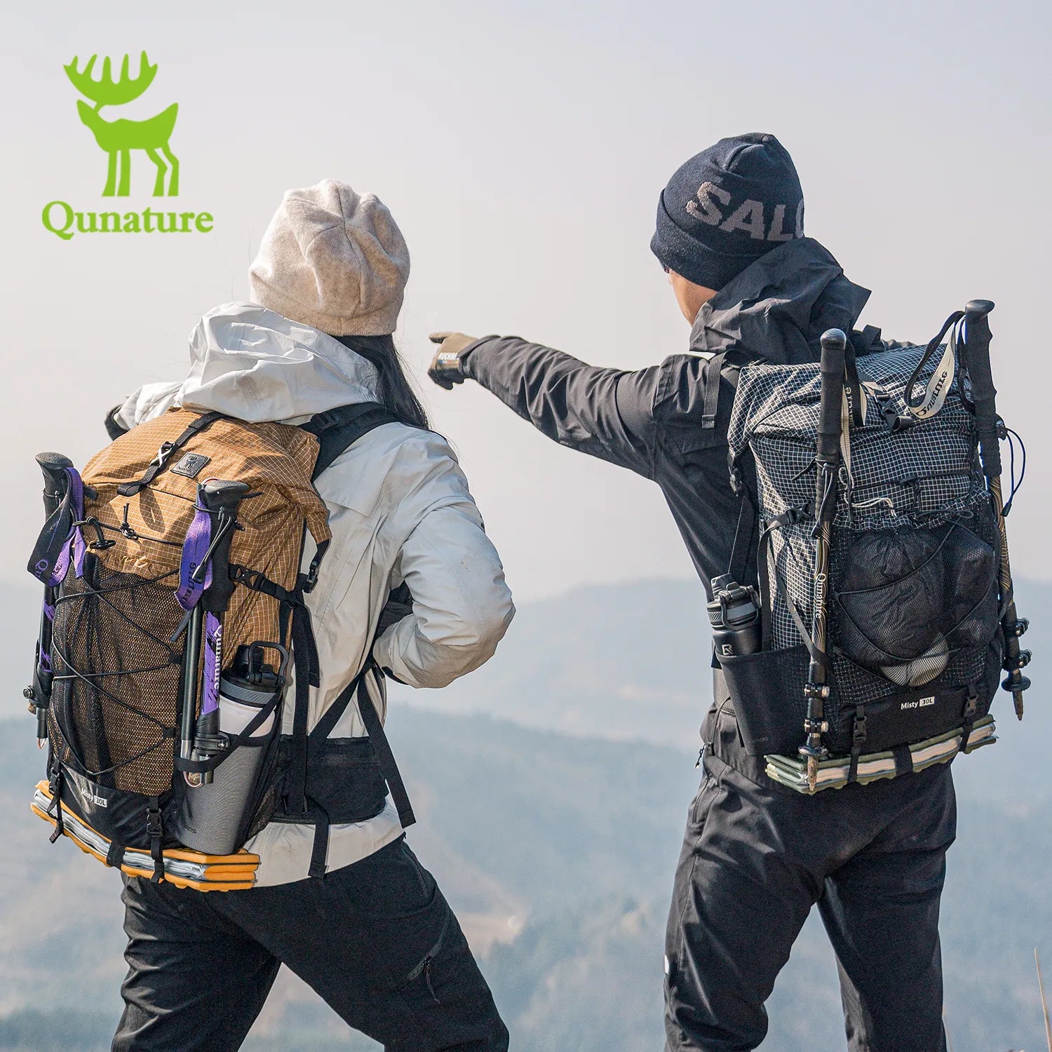 Large-capacity Hiking Backpack, Outdoor Lightweight & Waterproof Daypack, 30-35L - We The Collective