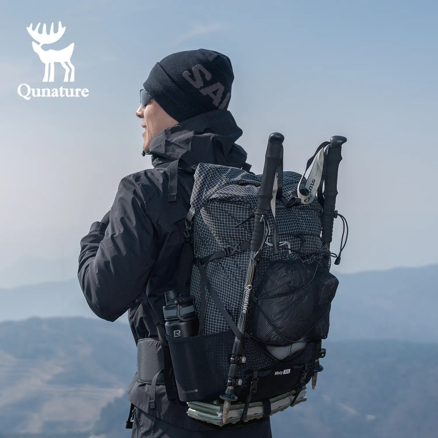 Large-capacity Hiking Backpack, Outdoor Lightweight & Waterproof Daypack, 30-35L - We The Collective