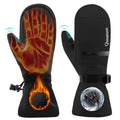 Qunature Global waterproof and windproof thermal ski gloves with double-layer insulation and touchscreen compatibility.