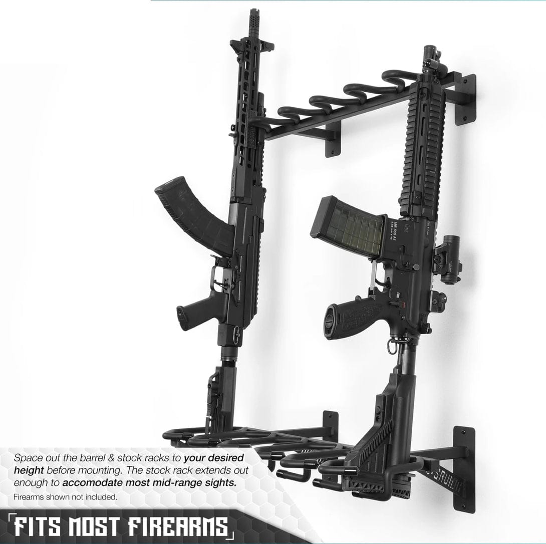 6 Rifle Wall Rack - We The Collective