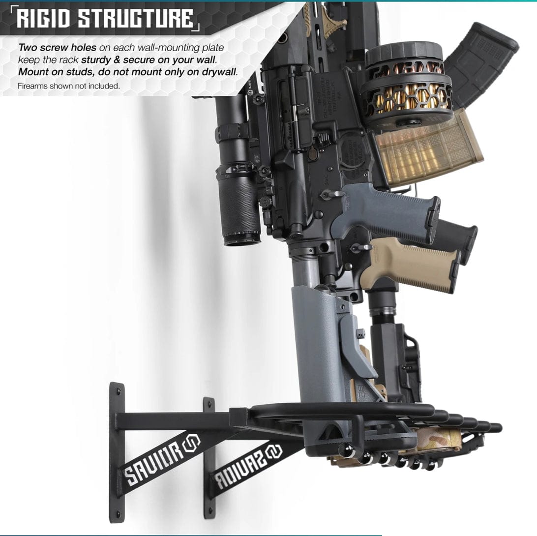 6 Rifle Wall Rack - We The Collective