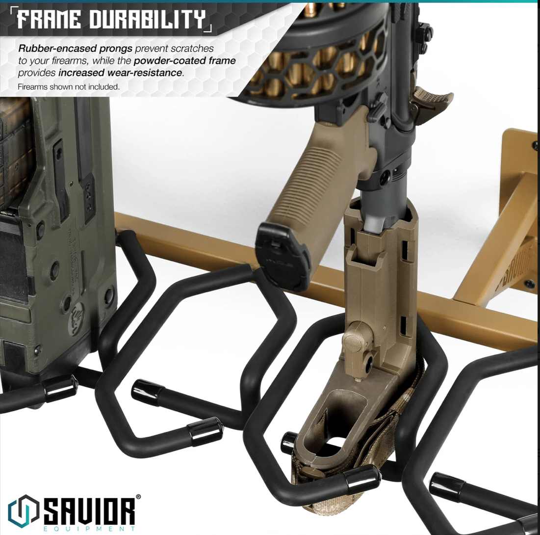 6 Rifle Wall Rack - We The Collective