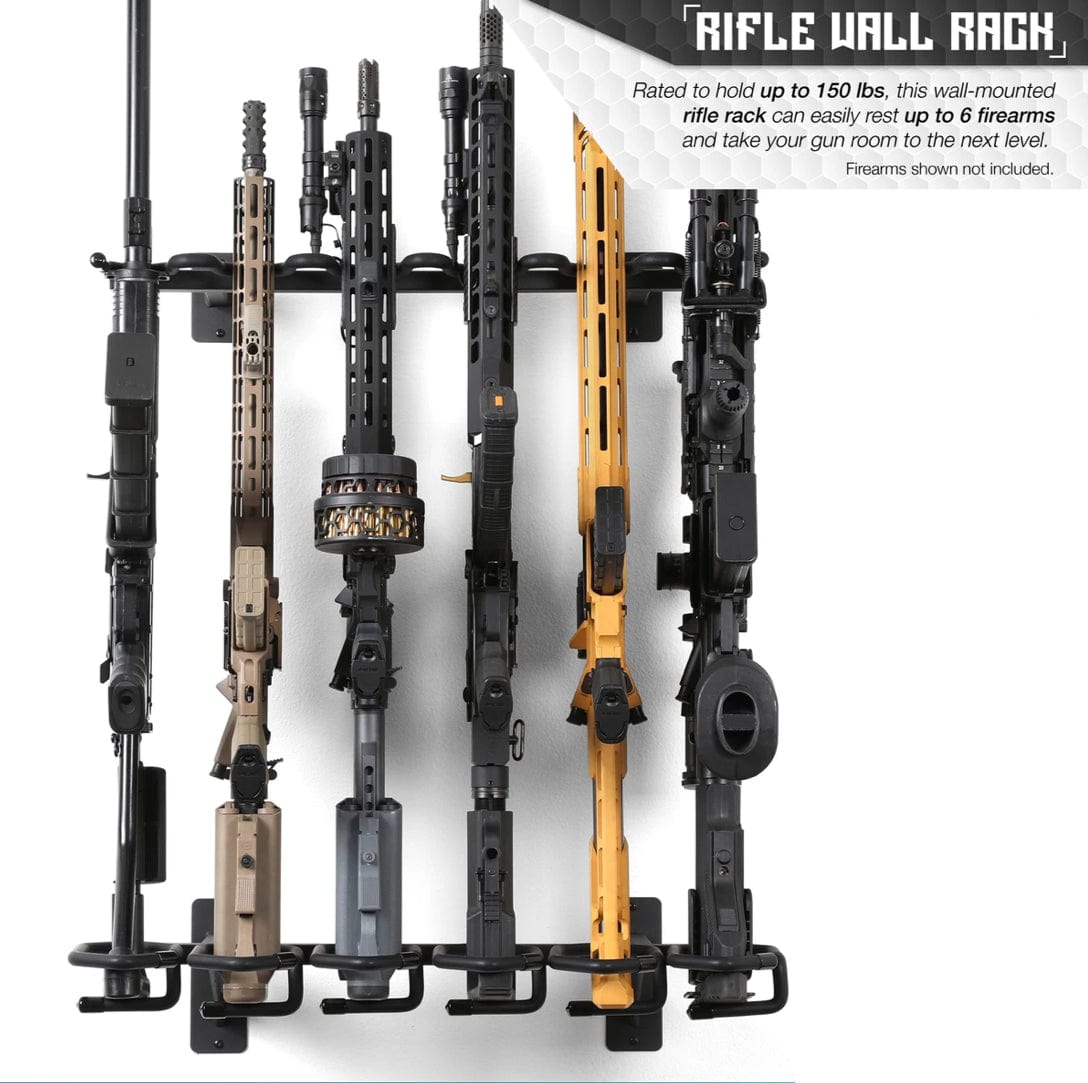 6 Rifle Wall Rack - We The Collective