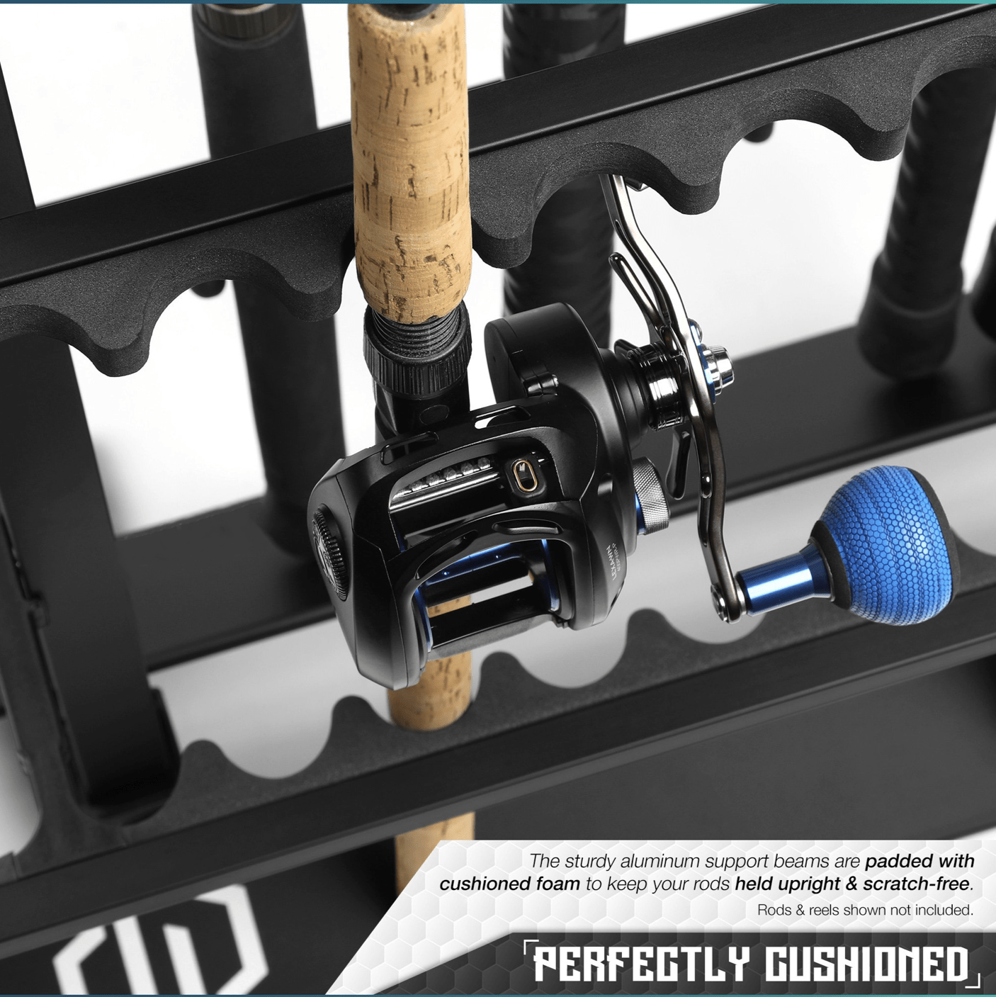 Fishing Pole Aluminum Rack (3 Sizes) - We The Collective