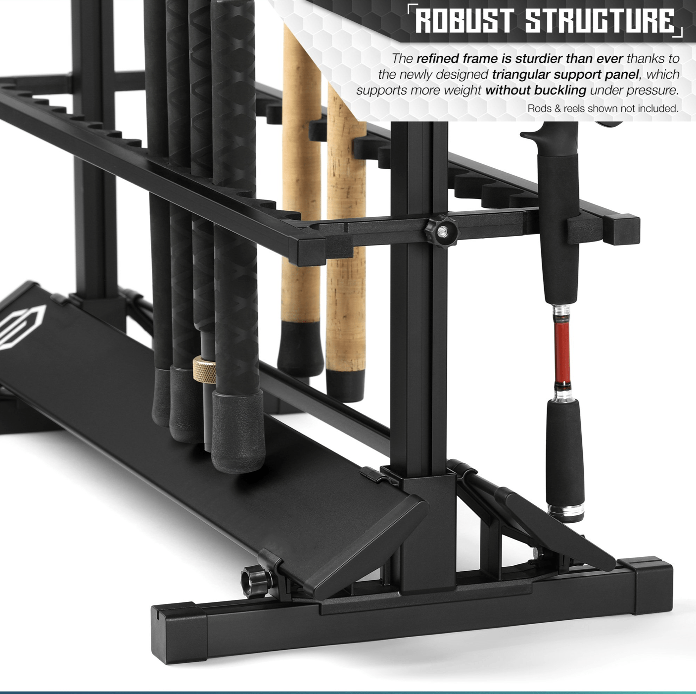 Fishing Pole Aluminum Rack (3 Sizes) - We The Collective