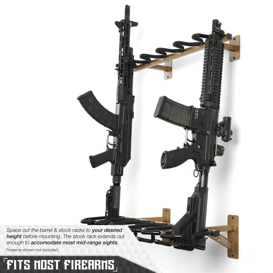 6 Rifle Wall Rack - We The Collective