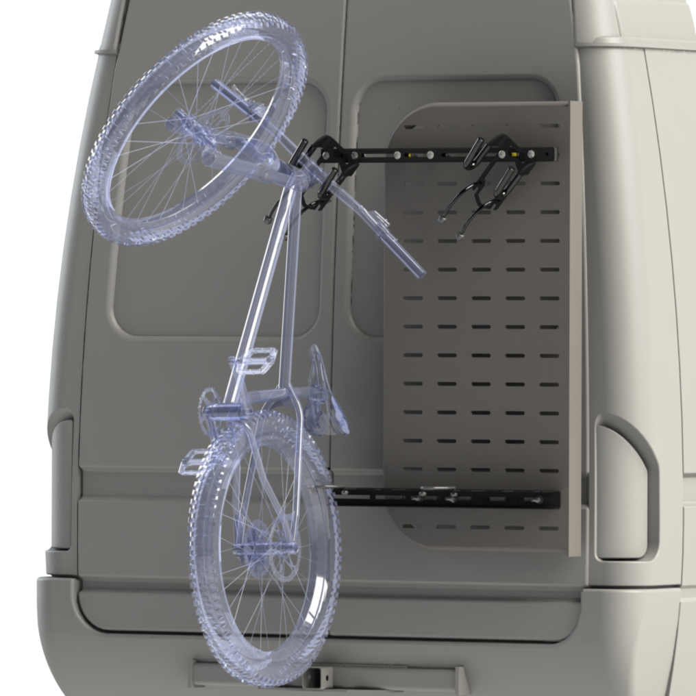 Bike Rack Kit for Van Cargo Molle Panel Lolo Racks Rad Lad - OVERLANDERS Outfitter