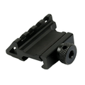 SFT2 Tactical 45-degree offset rail mount quick release for Picatinny Weaver rails, showcasing durable metal construction.