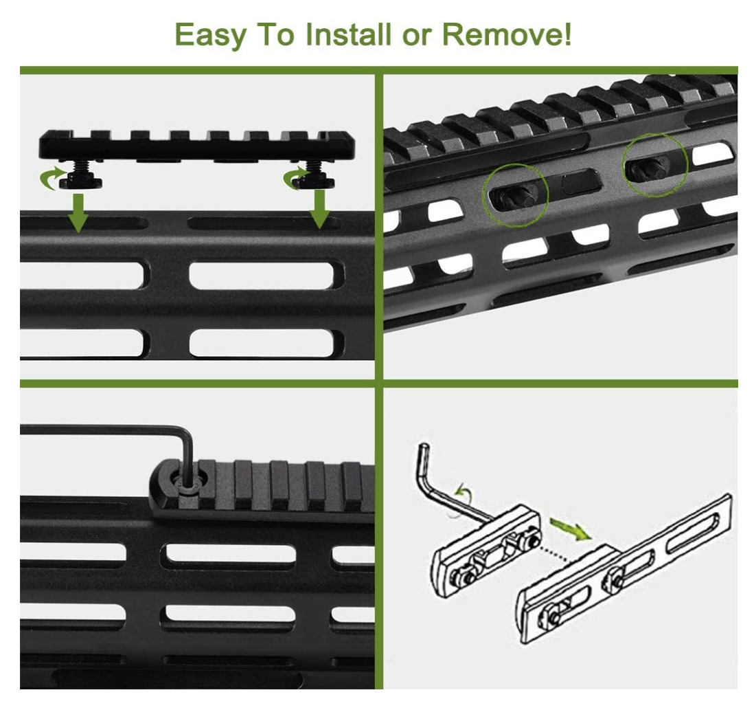 M-LOK and KeyMod Adapter Sets - We The Collective