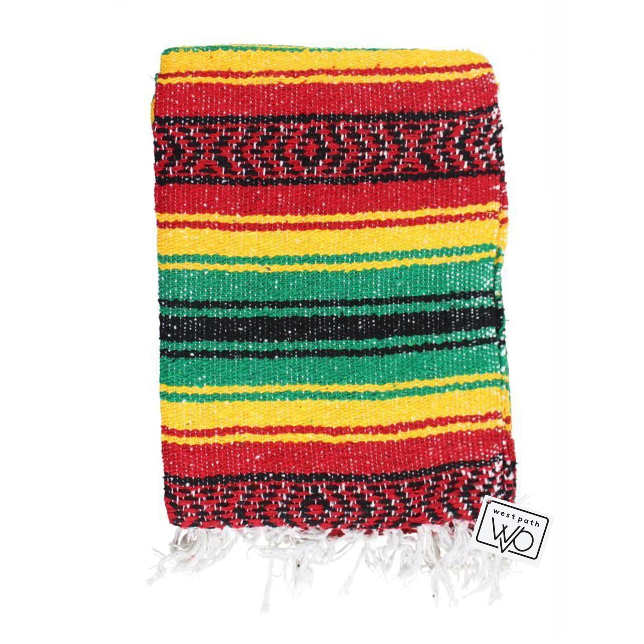 Rasta Mexican Falsa Yoga Blanket - OVERLANDERS Outfitter