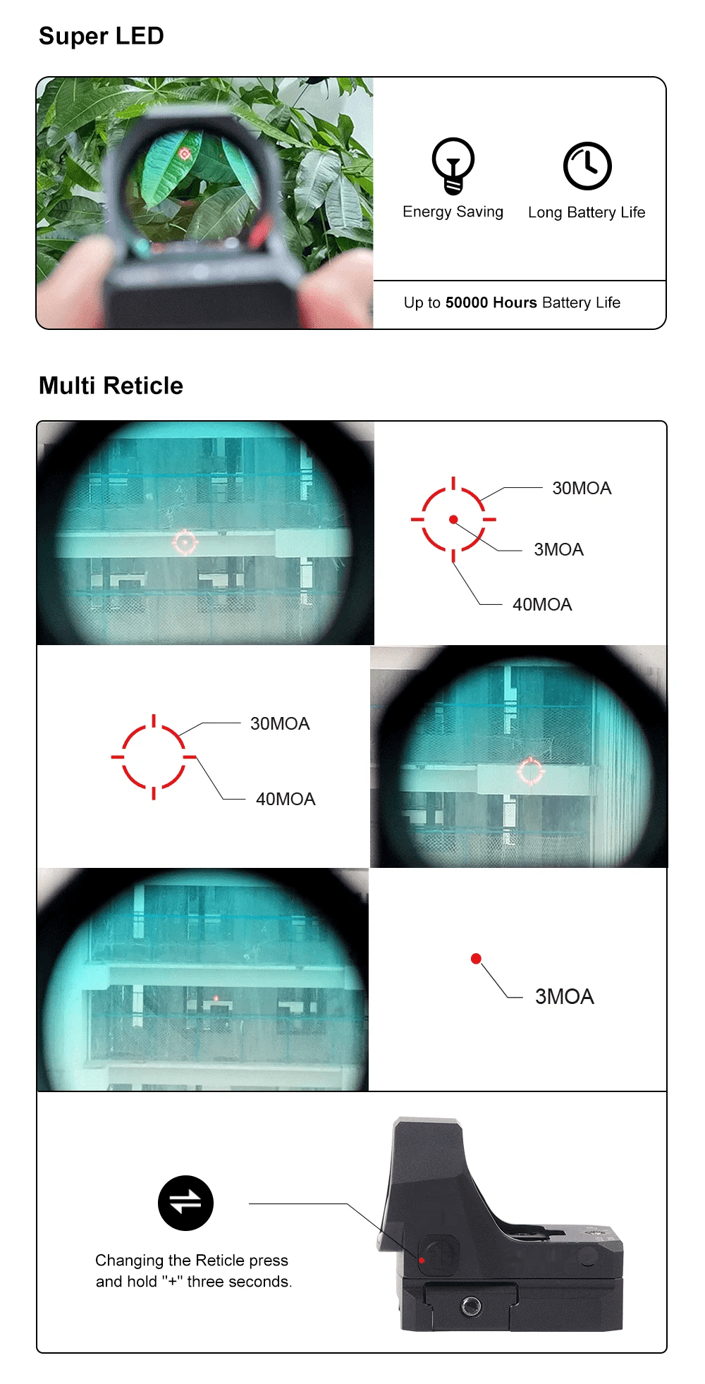 SFT2 Tactical Regulator MRS red dot sight with adjustable brightness and compact design for precision aiming.