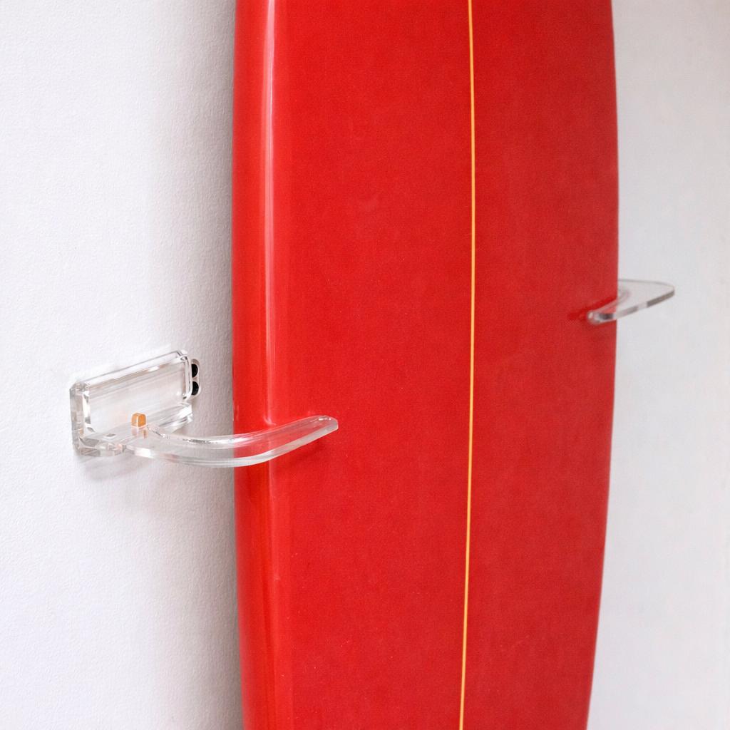 Maui Surfboard Display | Vertical Clear Rack | Holds 50 lbs - OVERLANDERS Outfitter