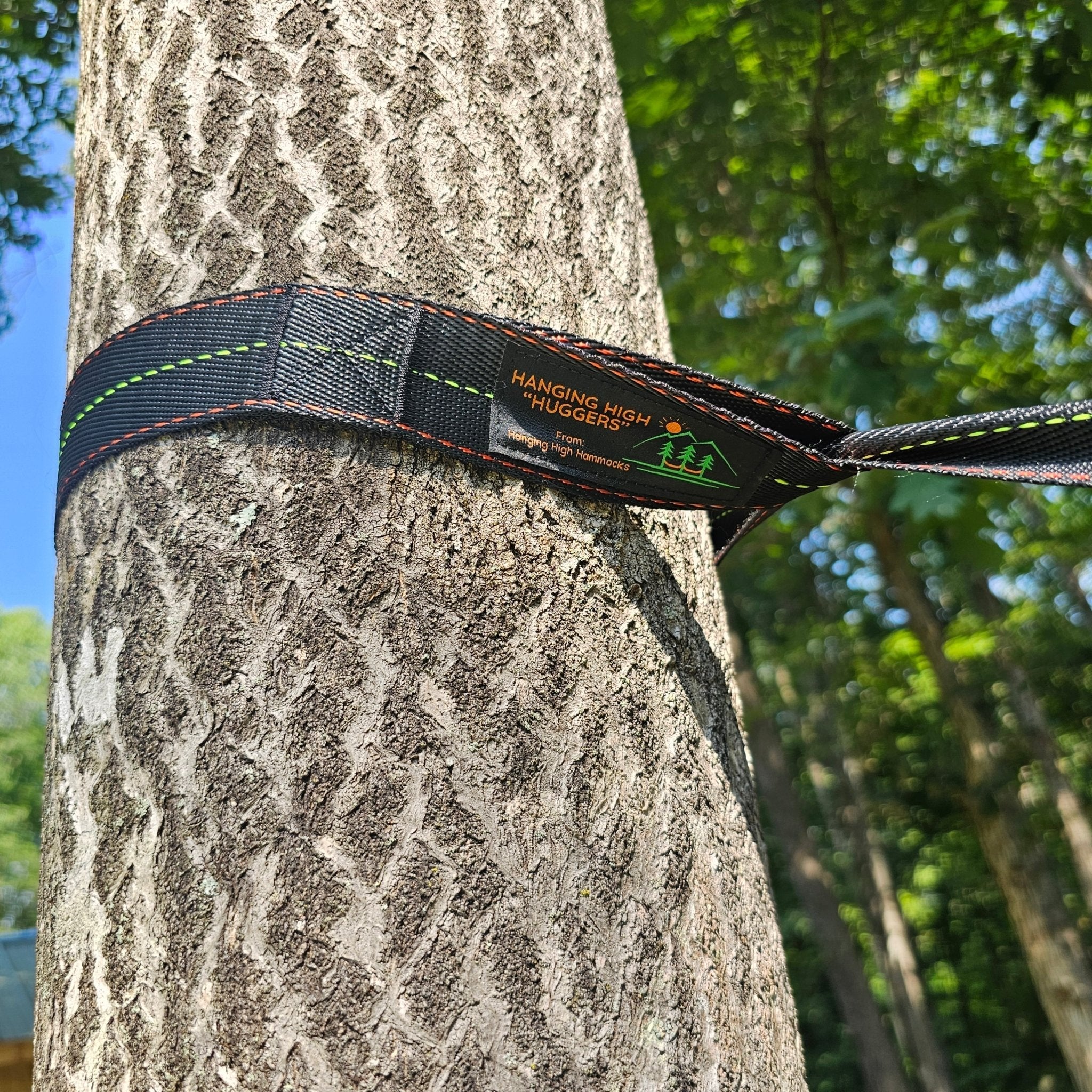 Hanging High Hammocks REM Hammock Complete Sleep System with bug net, ridgeline organizer, underquilt clips, straps, and cinch buckles.