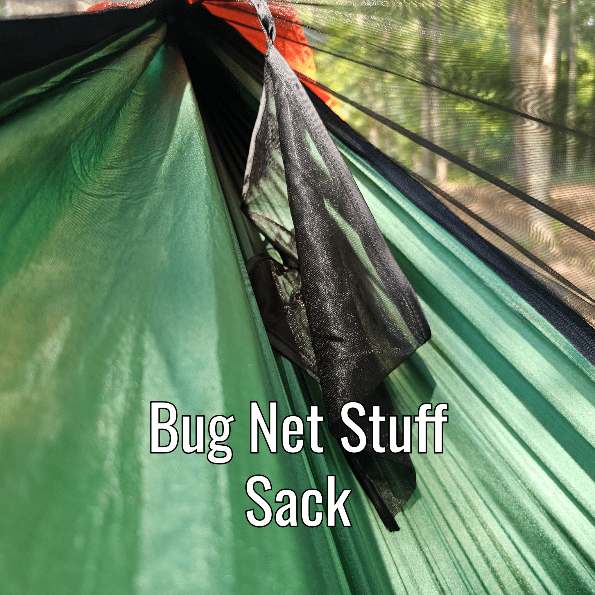 Rem Hammock Complete Sleep System with bug net, cinch buckles, ridgeline organizer, underquilt clips, and Hanging High straps.