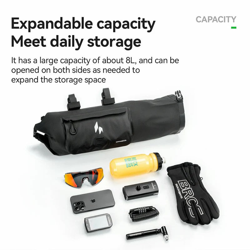 RideMate Bike Front Handlebar Bag - 8L - OVERLANDERS Outfitter