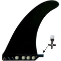 9" Dolphin Shape Rigid Fin w/ Toolless Screw | SUP Performance Fin - OVERLANDERS Outfitter