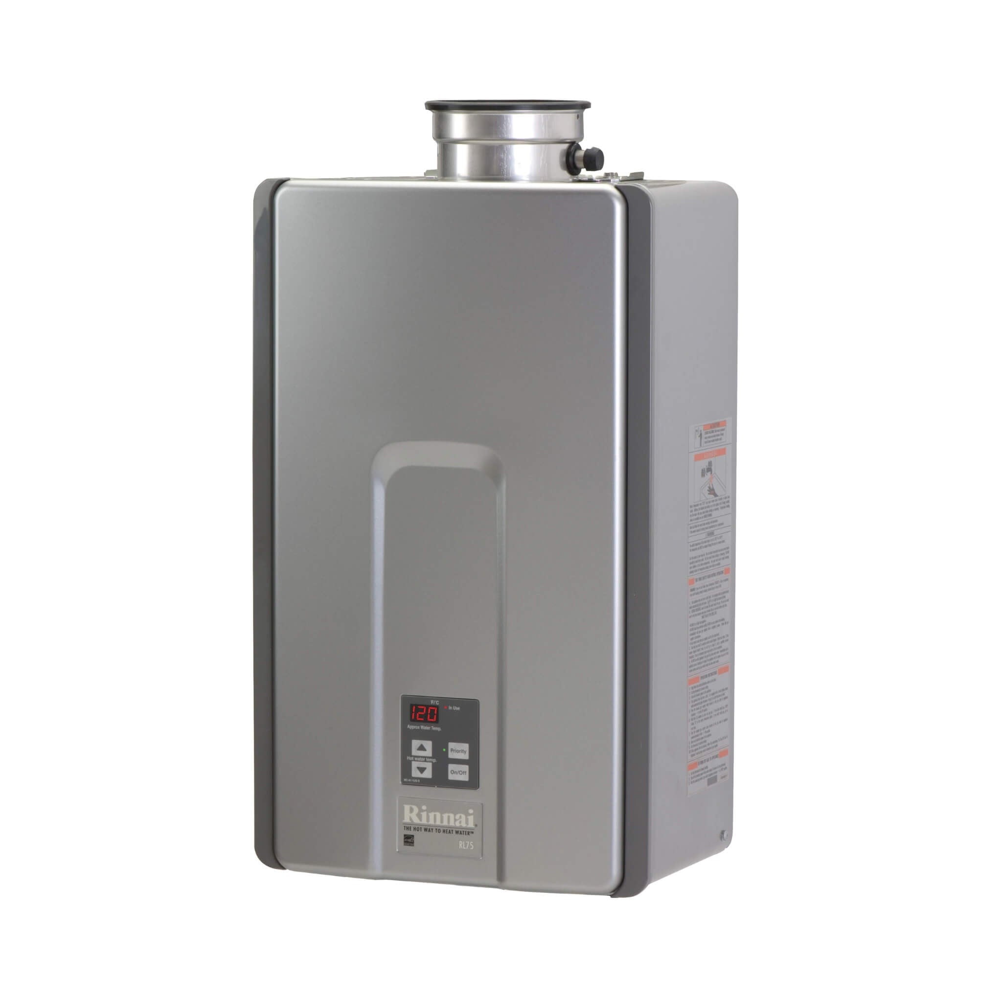 RN 9.8 GPM Indoor High-Efficiency Non-Condensing Tankless Liquid Propane Water Heater (SAK93574) - We The Collective