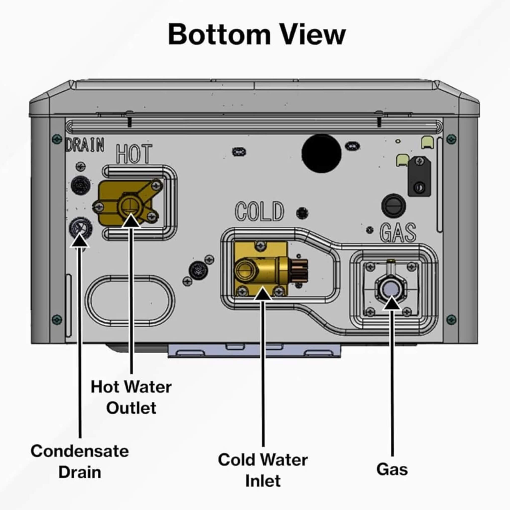 RN 11.0 GPM Outdoor Commercial High-Efficiency Tankless Water Heater (SAK75016) - We The Collective