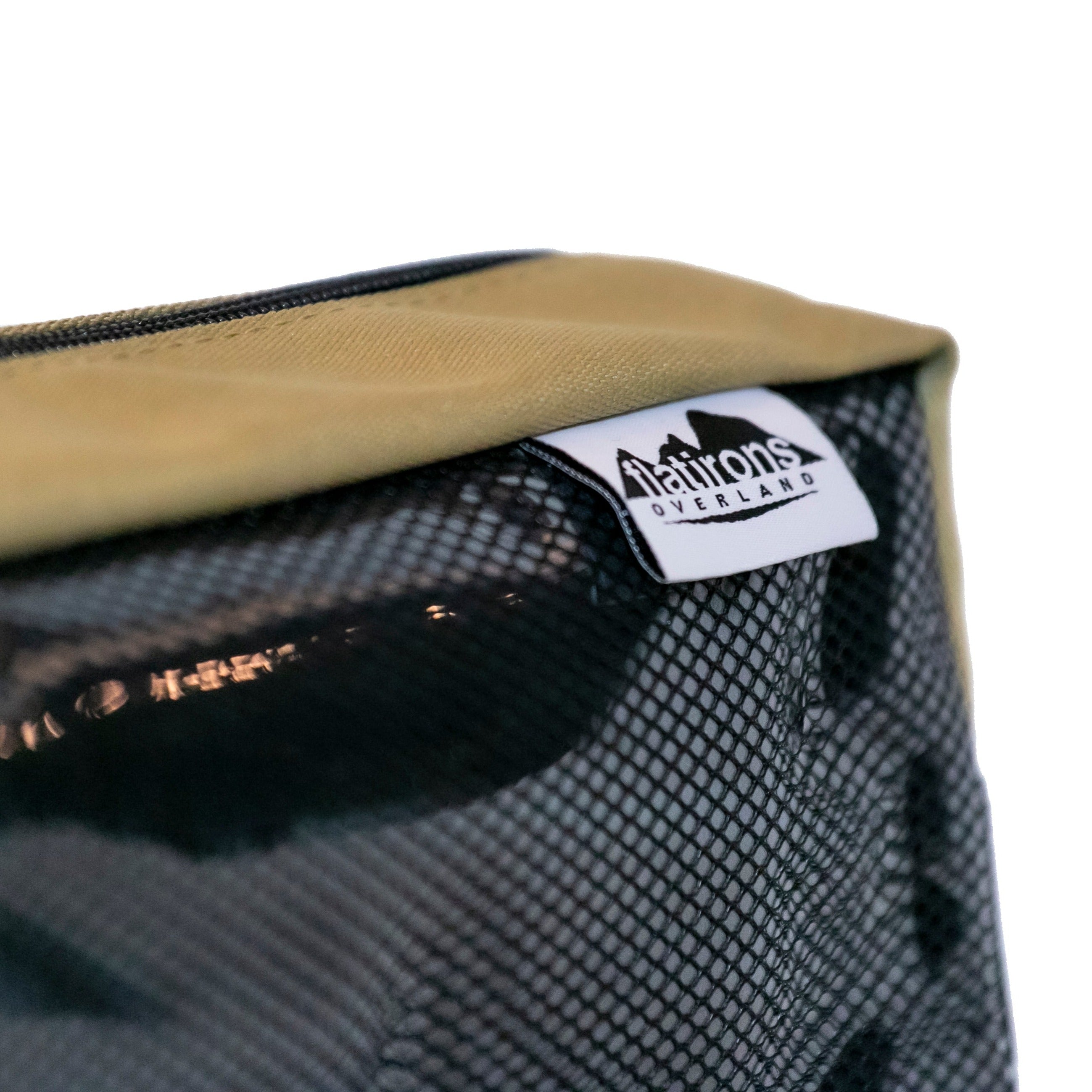 Flatirons Overland RiPouch™ Velcro Bag in half size (4x6 inches) with durable Velcro closure, ideal for organizing small gear.