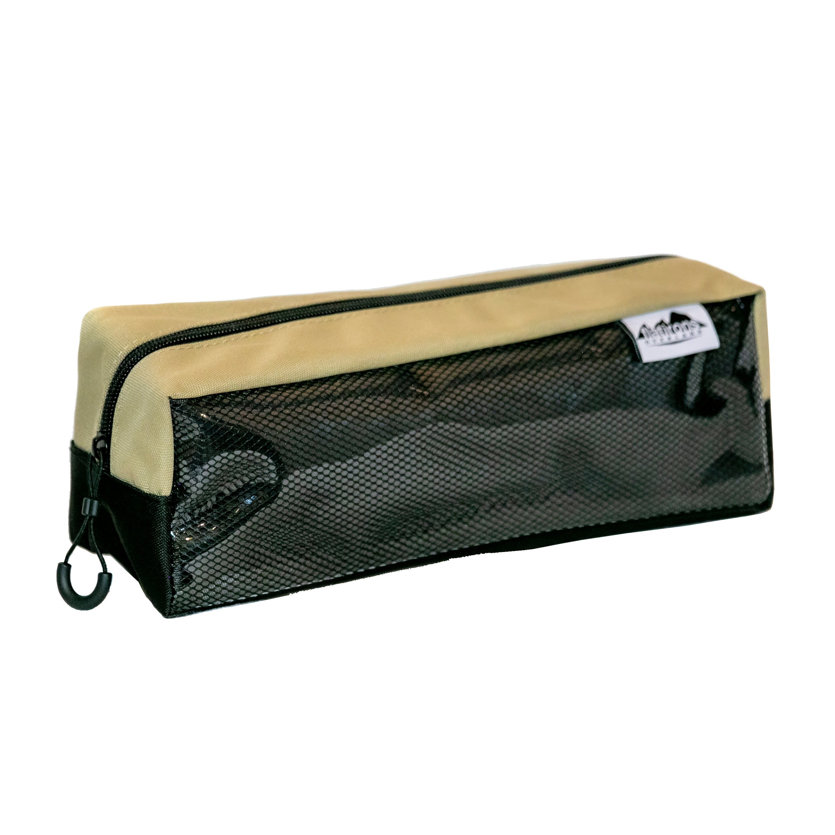Flatirons Overland RiPouch Velcro Bag in standard size, showing durable fabric and secure Velcro closure for gear storage.