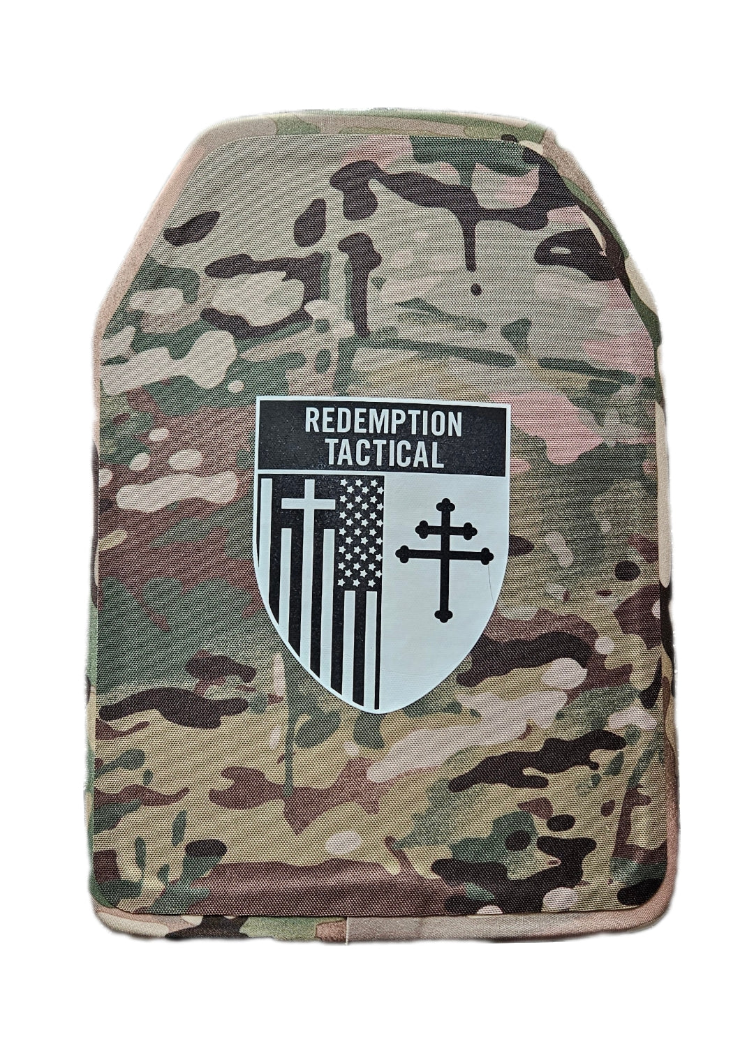 Redemption Tactical BIG BOY Crusader 2.0 XL armor vest with Level IV ceramic front and back plates for lightweight protection.