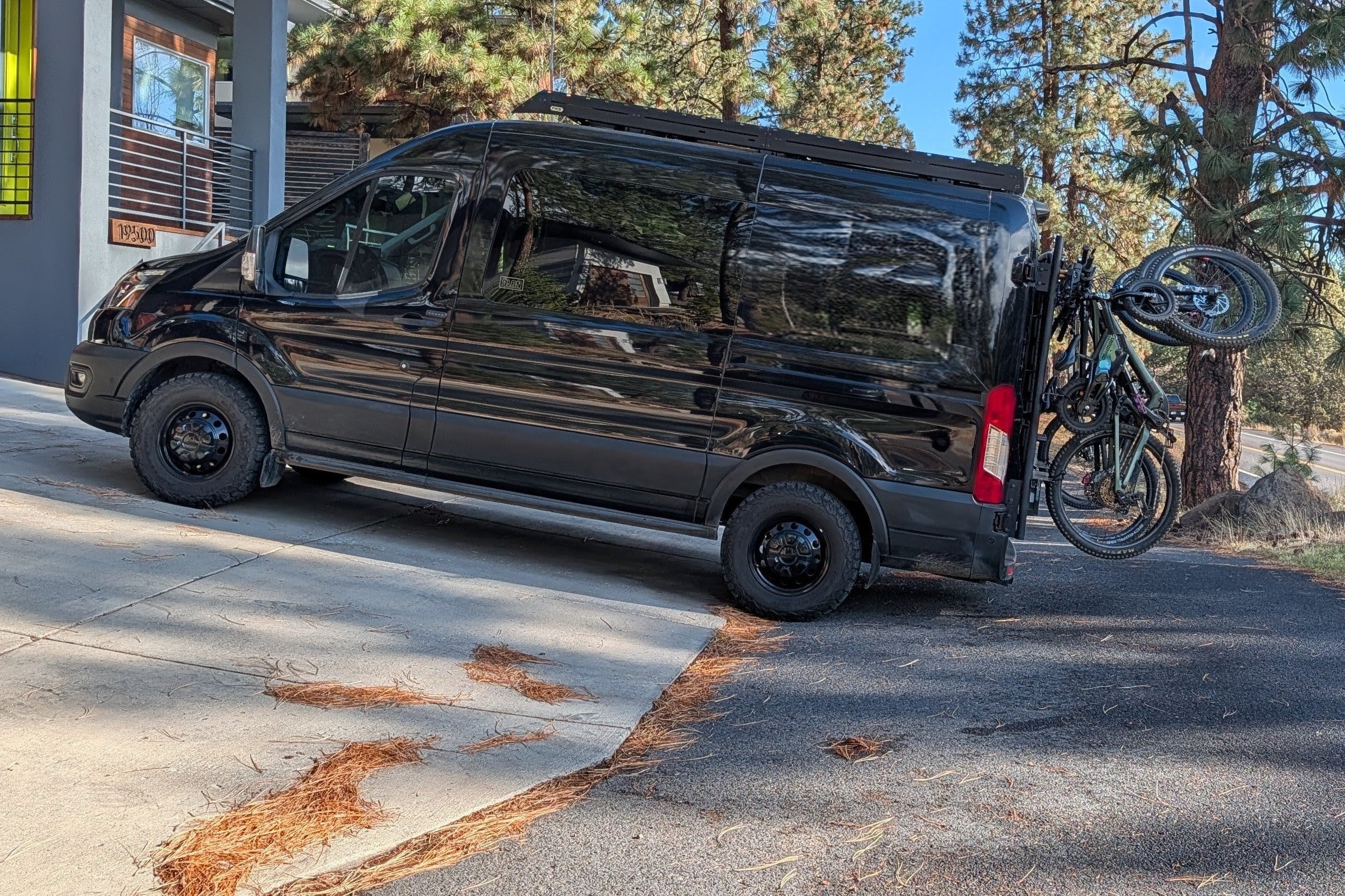 Bike Rack Kit for Van Cargo Molle Panel Lolo Racks Rad Lad - OVERLANDERS Outfitter