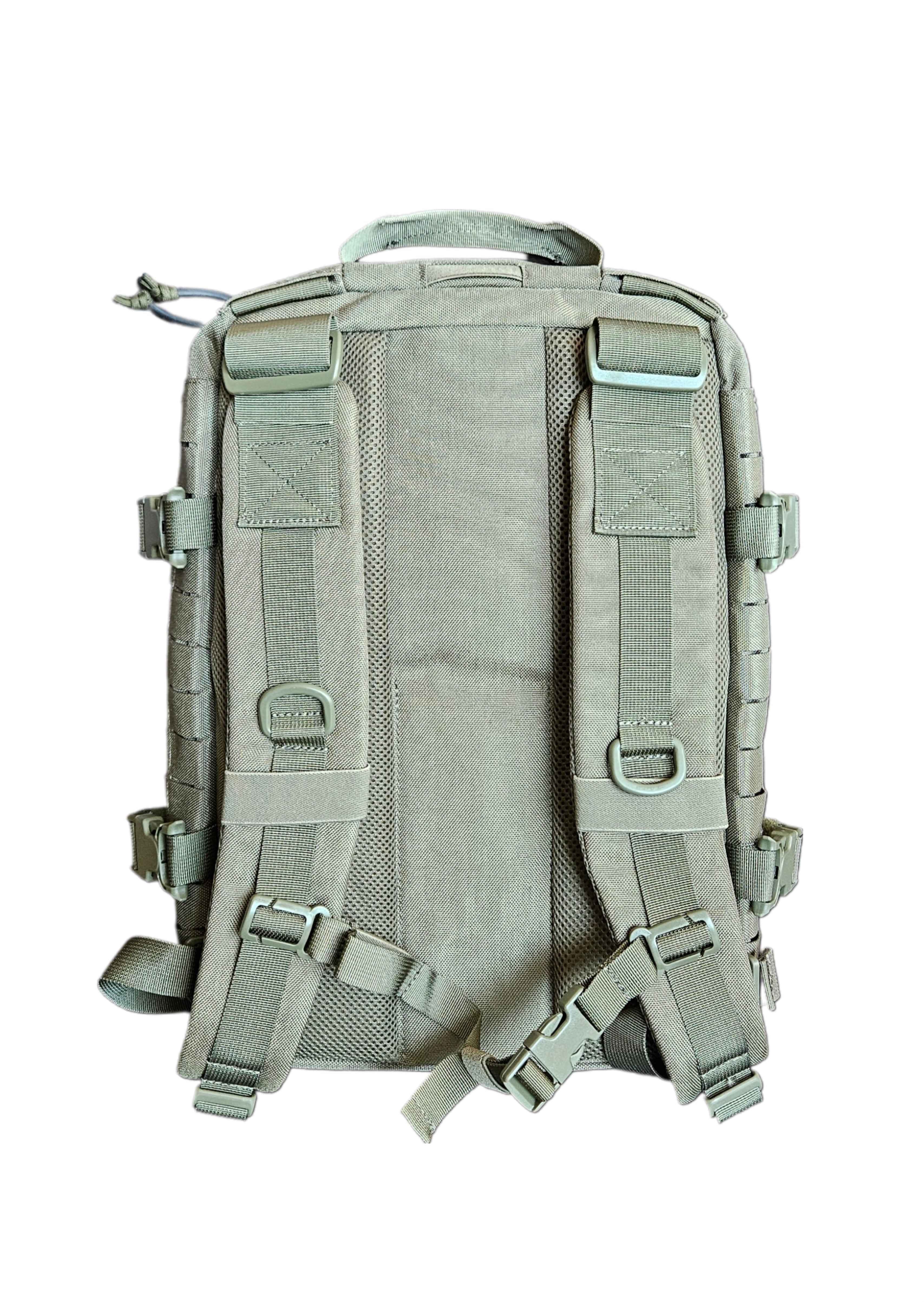 Redemption Tactical® Crusader Flatpack Plate Carrier Bag in black, featuring adjustable straps and multiple storage compartments.