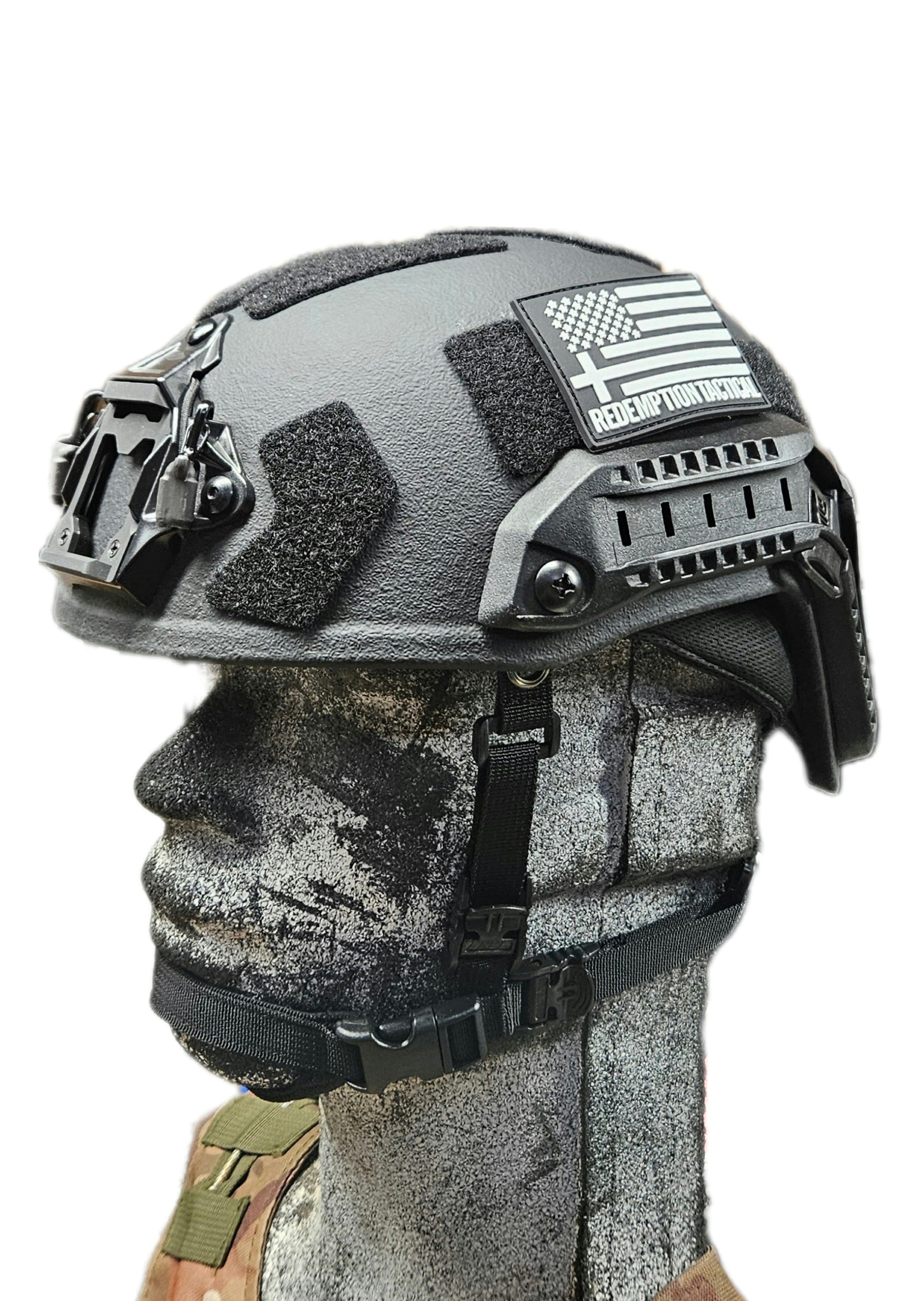 Ballistic Helmet RT2 High Cut Helmet: Tested to LEVEL IIIA (Included Arc Rails, Padding, Straps) - We The Collective